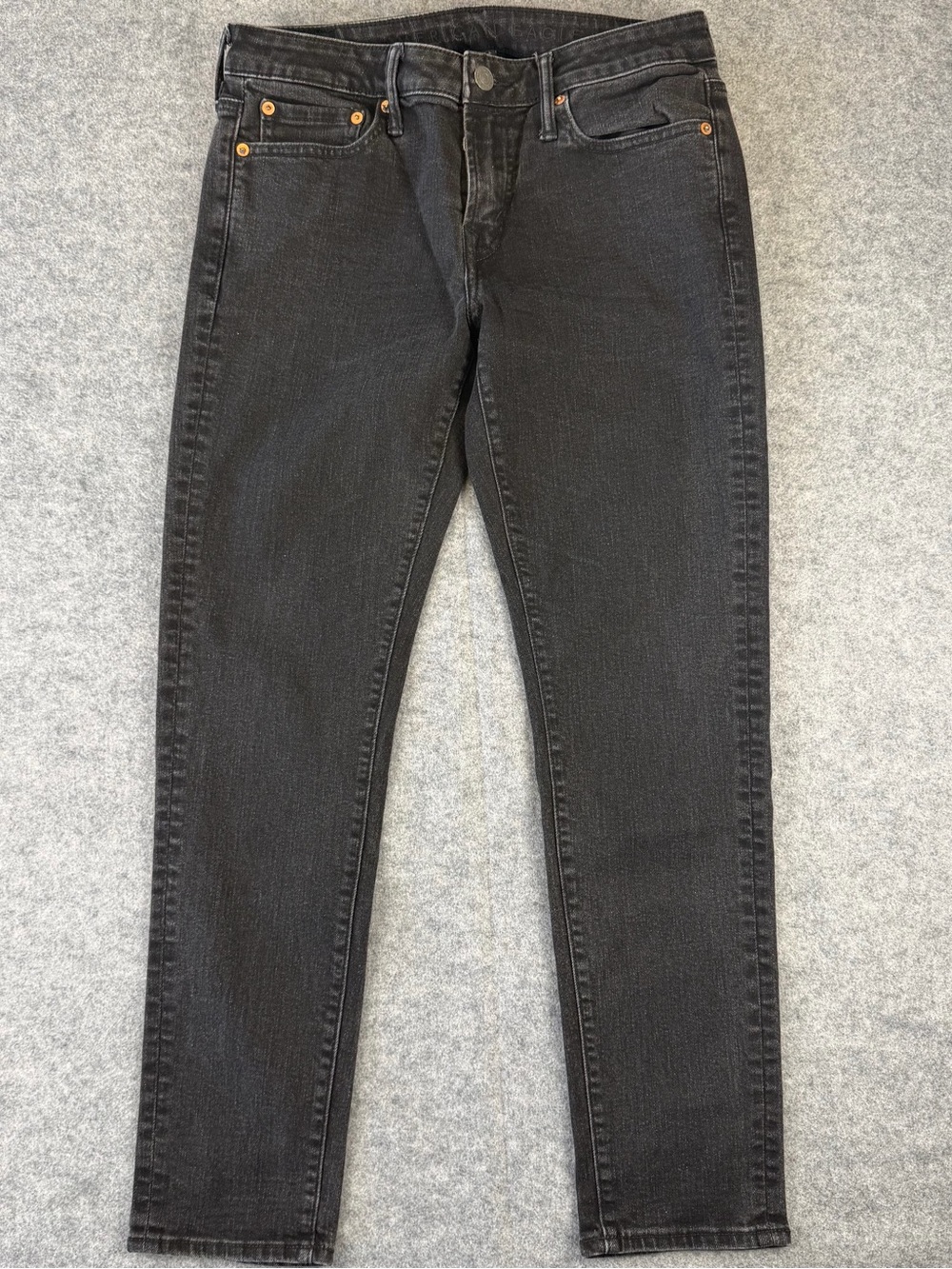 American Eagle Men’s 30x30 Black Stretch Denim Slim Skinny Jeans